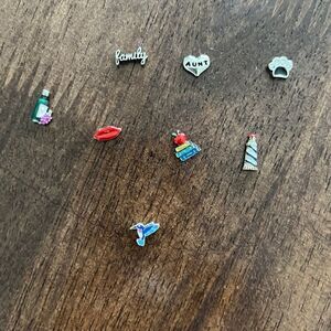 Origami Owl Tiny Locket Charms- Sold Altogether